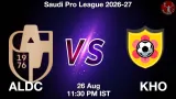 ALDC vs KHO Dream11 Prediction - <small>Wed, 26 Aug 11:30 PM IST</small>