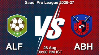 ALF vs ABH ALF vs ABH - Saudi Pro