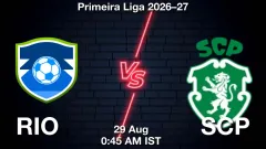 RIO vs SCP Match Result