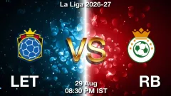 LET vs RB Match Result