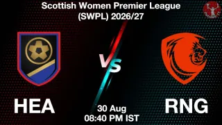 HEA vs RNG HEA vs RNG - Scottish Women
