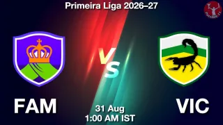 FAM vs VIC FAM vs VIC - Primeira Liga
