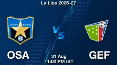 OSA vs GEF Match Result