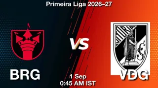BRG vs VDG BRG vs VDG - Primeira Liga