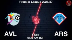 AVL vs ARS Match Result