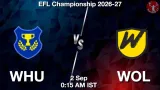 WHU vs WOL Dream11 Prediction, Preview & Updates - <small>Wed, 02 Sep 12:15 AM IST</small>