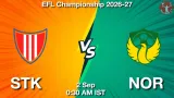 STK vs NOR Dream11 Prediction, Preview & Updates - <small>Wed, 02 Sep 12:30 AM IST</small>
