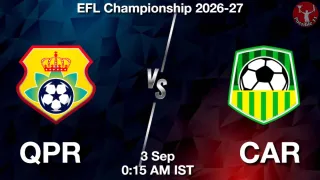 QPR vs CAR - EFL Championship