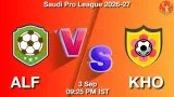 ALF vs KHO Dream11 Prediction, Preview & Updates - <small>Thu, 03 Sep 09:25 PM IST</small>