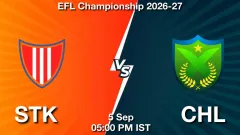 STK vs CHL Match Result