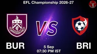 BUR vs BRI - EFL Championship