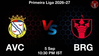 AVC vs BRG - Primeira Liga