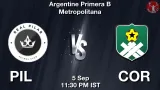 PIL vs COR Dream11 Prediction, Preview & Updates - <small>Sat, 05 Sep 11:30 PM IST</small>
