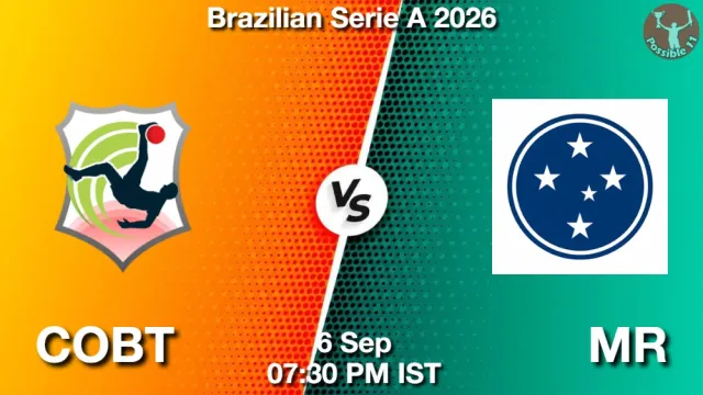 COBT vs MR Match Previews and Football Tips