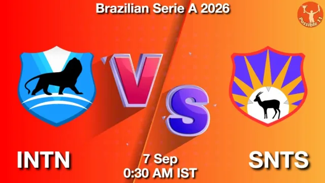 INTN vs SNTS ड्रीम11 भविष्यवाणी, फैंटेसी फुटबॉल टीम - 07 सितम्बर 2026