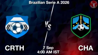 CRTH vs CHA CRTH vs CHA - Brazilian Serie