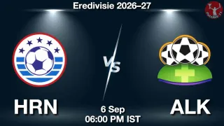HRN vs ALK HRN vs ALK - Eredivisie 2026–27