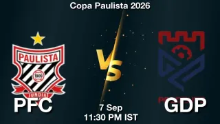 PFC vs GDP - Copa Paulista