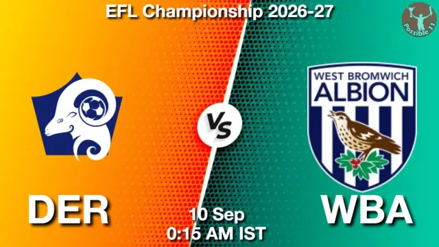 DER vs WBA Match Previews and Football Tips