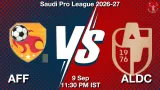 AFF vs ALDC Dream11 Prediction - <small>Wed, 09 Sep 11:30 PM IST</small>