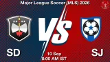 SD vs SJ Dream11 Prediction, Preview & Updates - <small>Thu, 10 Sep 08:00 AM IST</small>