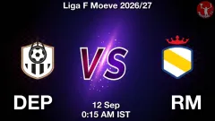 DEP vs RM Match Result