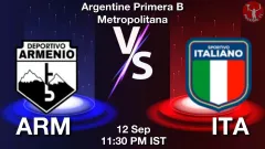 ARM vs ITA Match Result
