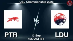 PTR vs LDU Match Result