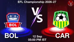 BOL vs CAR Match Result