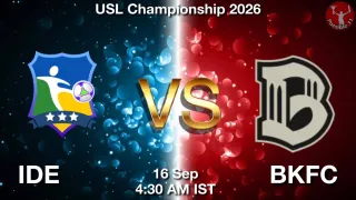 IDE vs BKFC IDE vs BKFC - USL Championship