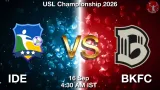 IDE vs BKFC Dream11 Prediction - <small>Wed, 16 Sep 04:30 AM IST</small>