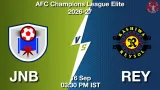 JNB vs REY Dream11 Prediction, Preview & Updates - <small>Wed, 16 Sep 03:30 PM IST</small>