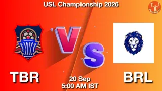 TBR vs BRL TBR vs BRL - USL Championship