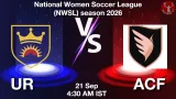 UR vs ACF Dream11 Prediction, Preview & Updates - <small>Mon, 21 Sep 04:30 AM IST</small>