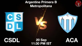 CSDL vs ACA CSDL vs ACA - Argentine Primera