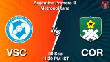VSC vs COR Dream11 Prediction, Preview & Updates - <small>Sun, 20 Sep 11:30 PM IST</small>