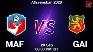MAF vs GAI - Allsvenskan 2026