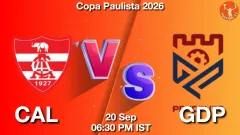 CAL vs GDP Match Result