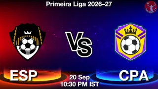 ESP vs CPA ESP vs CPA - Primeira Liga