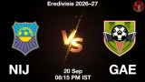 NIJ vs GAE Dream11 Prediction, Preview & Updates - <small>Sun, 20 Sep 08:15 PM IST</small>