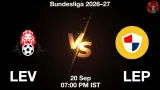 LEV vs LEP Dream11 Prediction, Preview & Updates - <small>Sun, 20 Sep 07:00 PM IST</small>