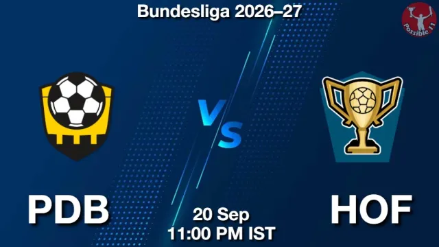 PDB vs HOF Match Previews and Football Tips