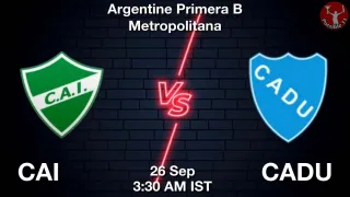 CAI vs CADU - Argentine Primera