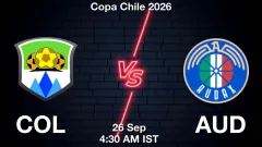 COL vs AUD Match Result
