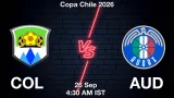 COL vs AUD Dream11 Prediction, Preview & Updates - <small>Sat, 26 Sep 04:30 AM IST</small>