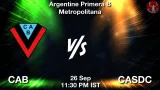 CAB vs CASDC Dream11 Prediction - <small>Sat, 26 Sep 11:30 PM IST</small>
