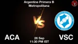 ACA vs VSC Dream11 Prediction, Preview & Updates - <small>Sat, 26 Sep 11:30 PM IST</small>