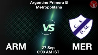 ARM vs MER - Argentine Primera