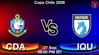 CDA vs IQU CDA vs IQU - Copa Chile