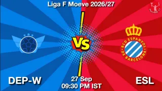 DEP-W vs ESL DEP-W vs ESL - Liga F